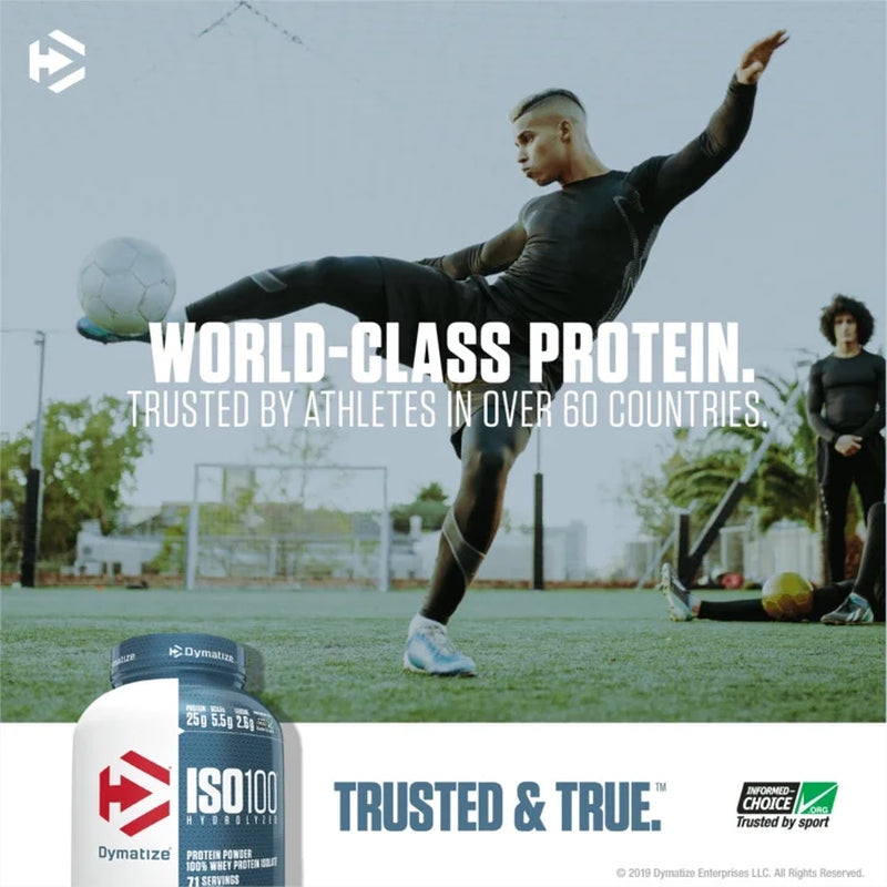 ISO100 Hydrolyzed Whey Isolate Protein Powder, Gourmet Vanilla, 20 Servings