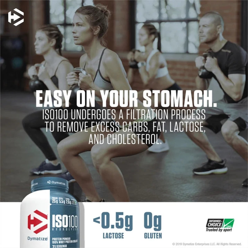 ISO100 Hydrolyzed Whey Isolate Protein Powder, Gourmet Vanilla, 20 Servings