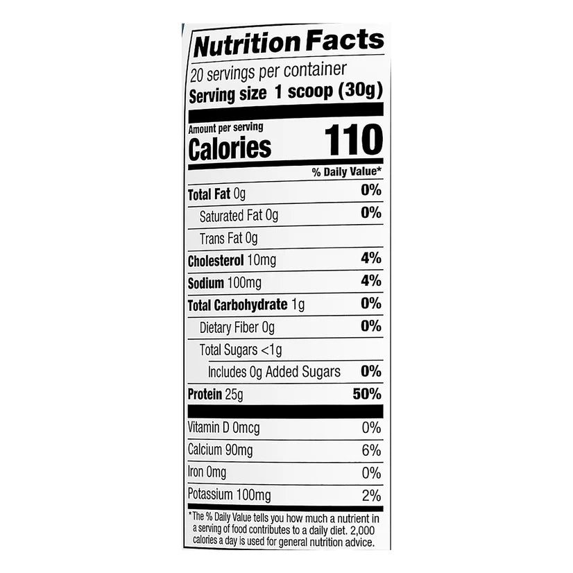 ISO100 Hydrolyzed Whey Isolate Protein Powder, Gourmet Vanilla, 20 Servings