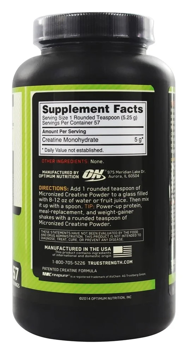 , Micronized Creatine Powder, Unflavored 60 Servings