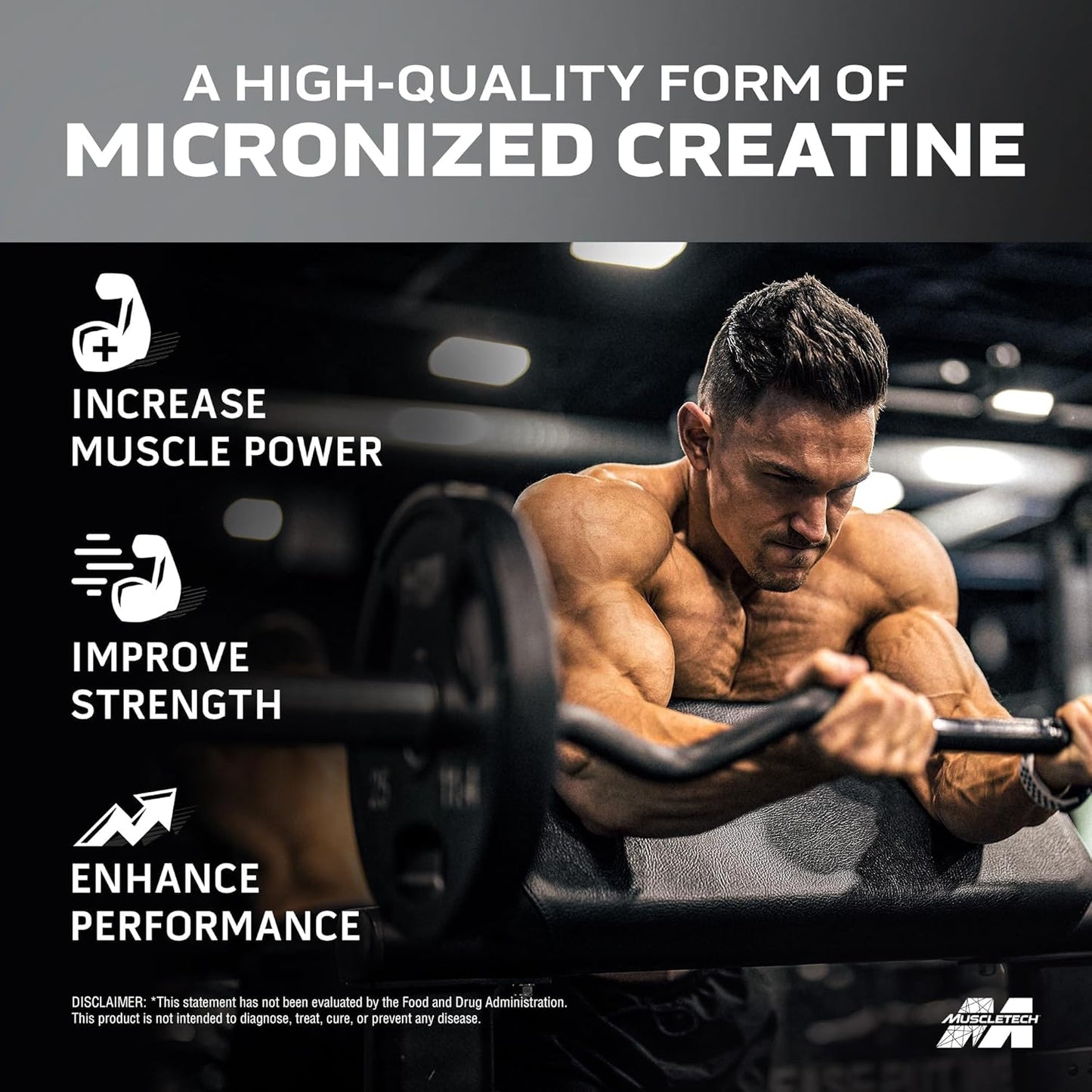 Creatine Monohydrate Powder, Platinum Pure - Unflavored Micronized Creatine Powder for Men & Women - Workout Supplements for Performance, Muscle Recovery & Builder - (80 Servings)