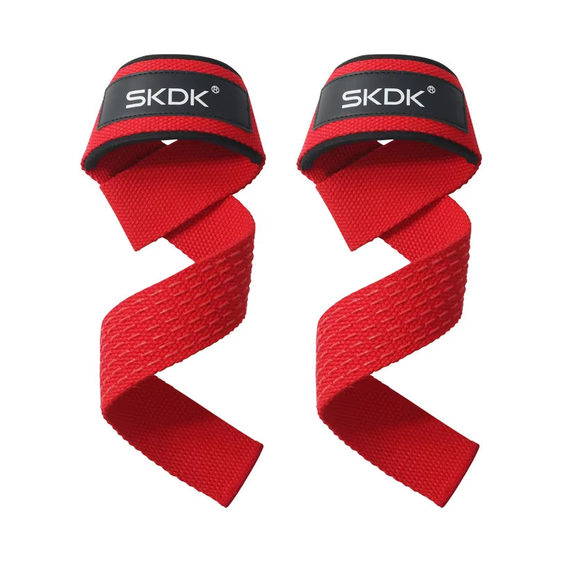 Weightlifting Straps Dropshipping 1 Pair Lifting Wrist Anti-Slip Silicone Strength Training Strap Hand Grips Wrist Support