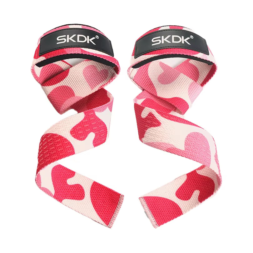 Weightlifting Straps Dropshipping 1 Pair Lifting Wrist Anti-Slip Silicone Strength Training Strap Hand Grips Wrist Support