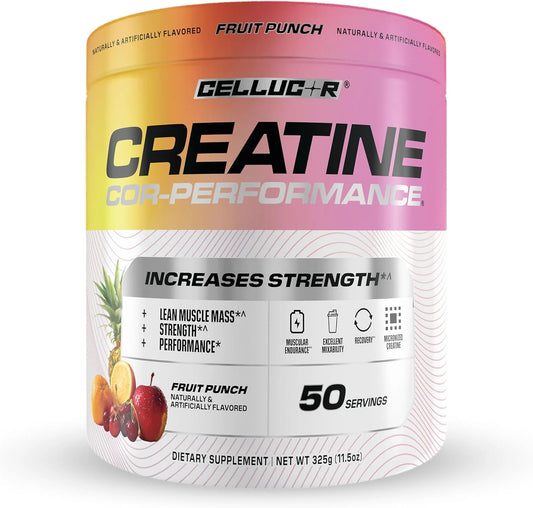 Cor-Performance Creatine Powder, Fruit Punch Flavor, 50 Servings